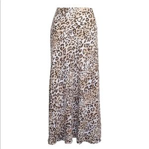 Leopard Midi Skirt